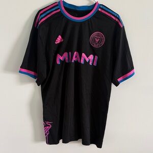 Adidas Black and Pink Miami Jersey